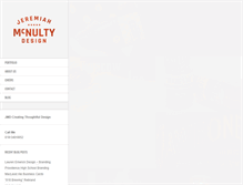 Tablet Screenshot of mcnultydesign.com